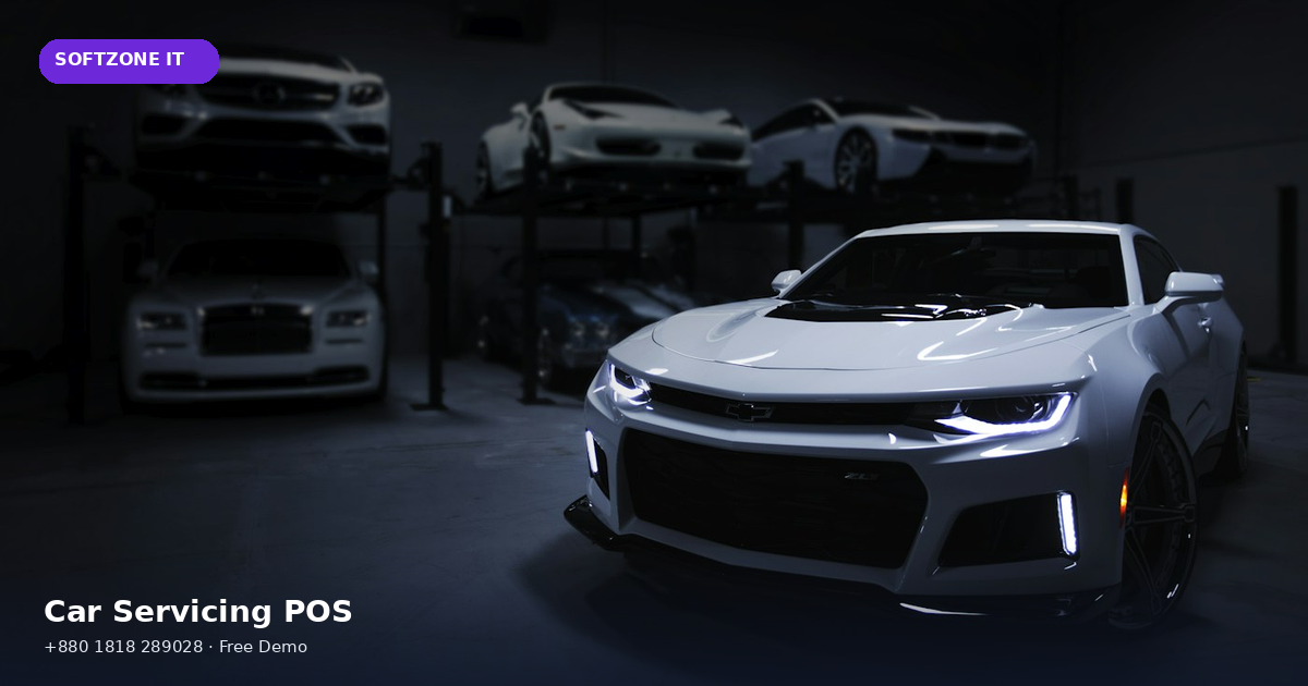 Car Servicing POS Job Card Parts Workshop Software Bangladesh - SoftZone IT