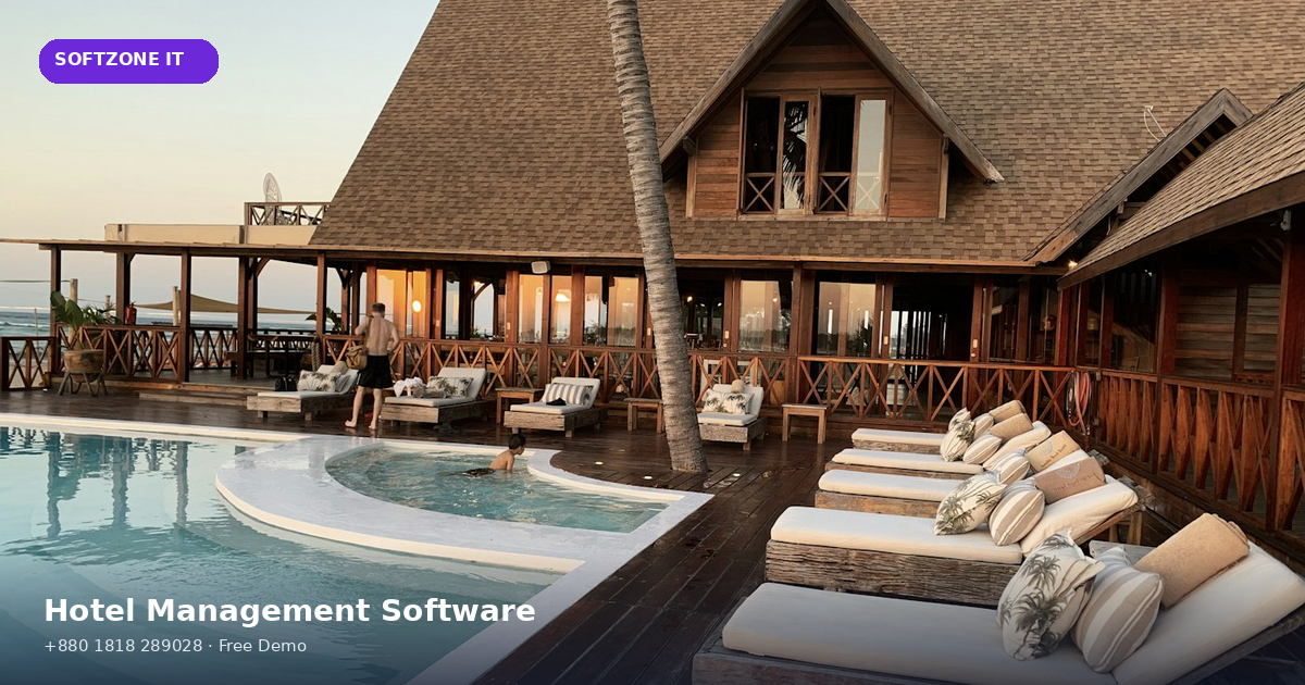 Hotel Management Software Booking Front Desk Folio Bangladesh - SoftZone IT